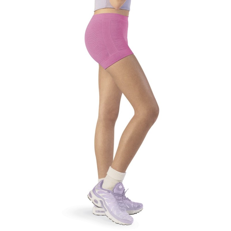 Solidea- Leggings Anticellulite  Short Micromassaggianti Panty Silhouette Rosa - Taglia 1 S  Leggins Anticellulite