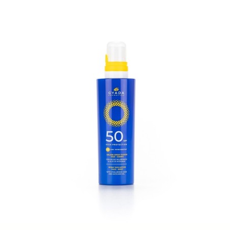 Gyada Cosmetics  Solare Spray Viso e Corpo SPF 50  Home