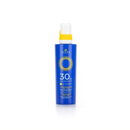 Solar SPRA Viso face and body SPF 30 Gyada Cosmetics Medium sun screen  Available on Yumibio.com