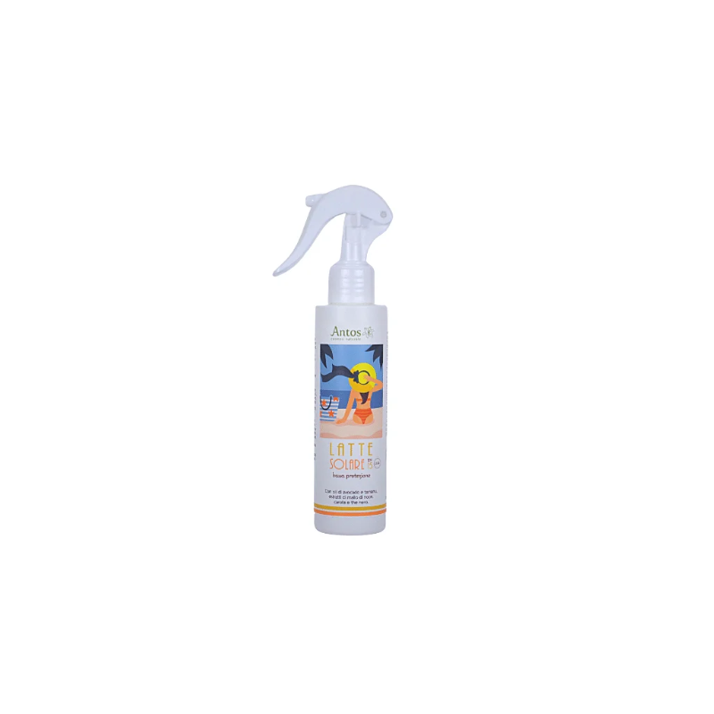 Antos Cosmetici  Latte solare naturale - Bassa protezione  Protezione Solare bio