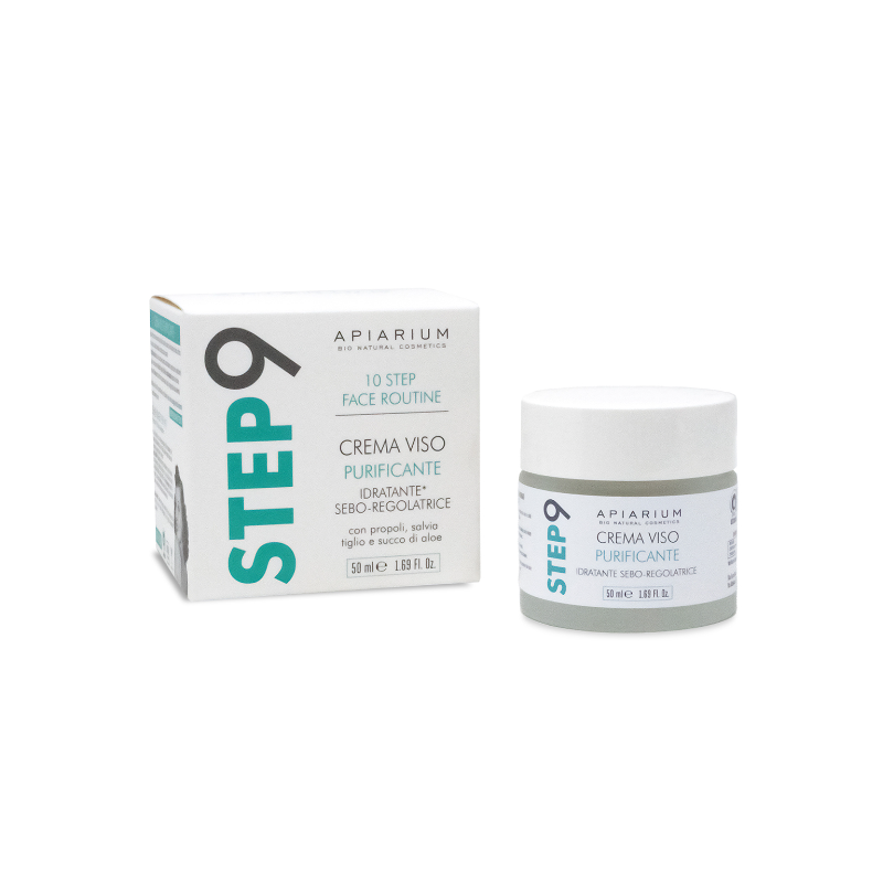 Apiarium  Crema Viso Purificante e Idratante  Crema viso