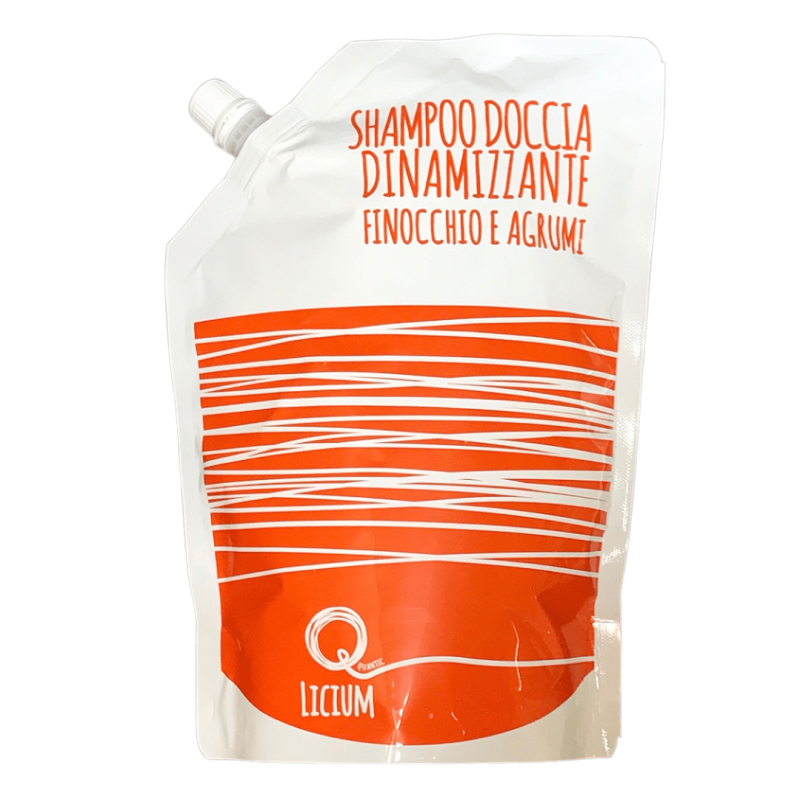Shower and Shampoo Fennel and Citrus 1 LT Quantic Licium Organic Bubble Bath  Available on Yumibio.com