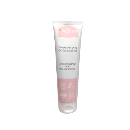Le conditionneur de cheveux de l'Huile d'Amande Nacomi Conditionneur pour cheveux secs et traités   Disponible sur Yumibio.com