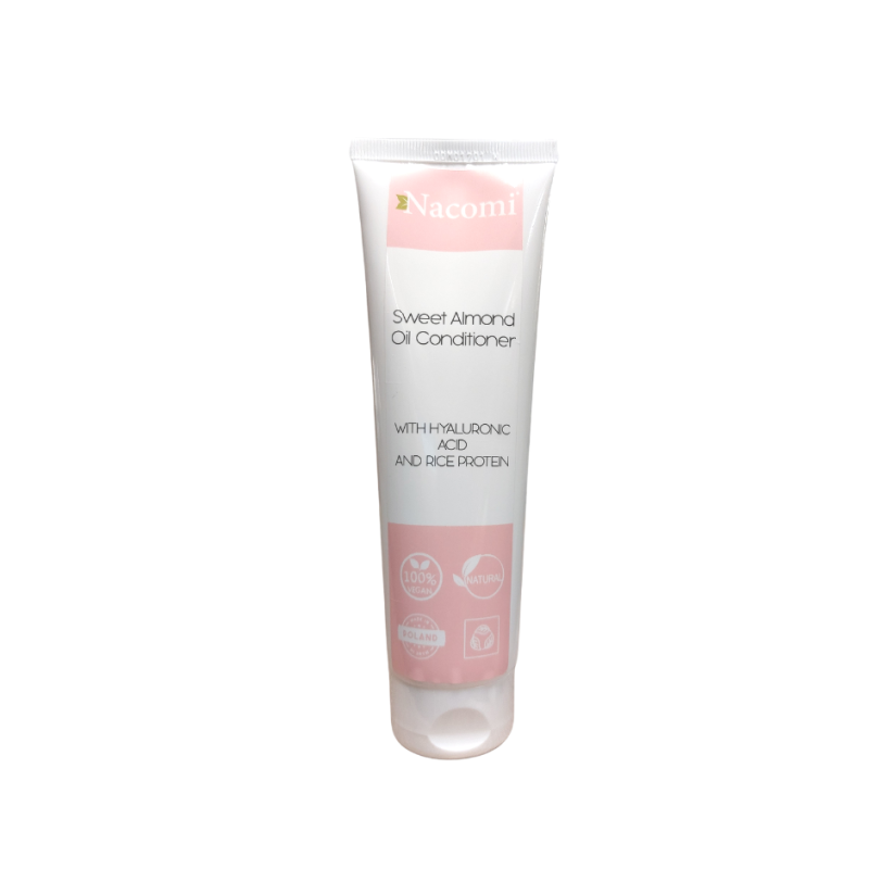 Hair conditioner Almond Oil Nacomi Conditioner for dry and treated hair  Available on Yumibio.com