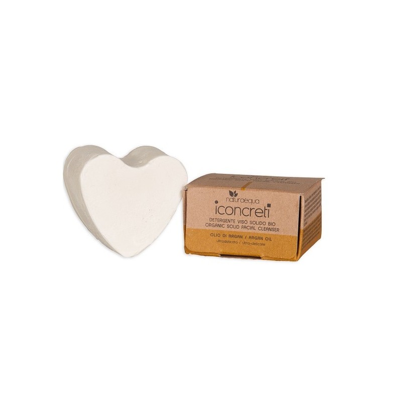 Naturaequa  Detergente Viso Solido con Olio di Argan  Detergente viso