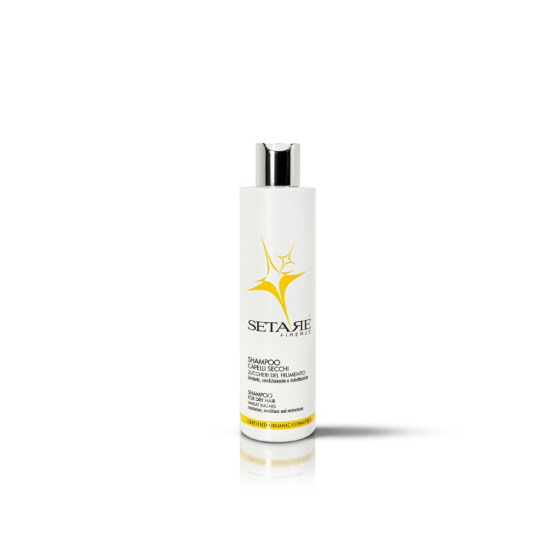 Setarè  Shampoo capelli secchi con Zuccheri del Frumento  Shampoo Capelli Secchi e Trattati