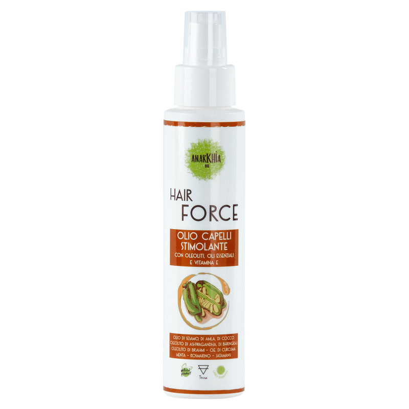 Hair Force - Huile capillaire stimulante Anarkhia Bio Lotions et huiles   Disponible sur Yumibio.com