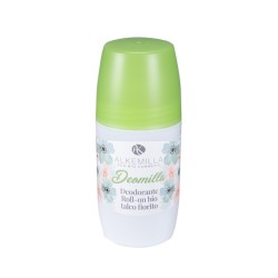 Deomilla Déodorant Bio Roll-on Talc Fleuri Alkemilla Déodorant   Disponible sur Yumibio.com