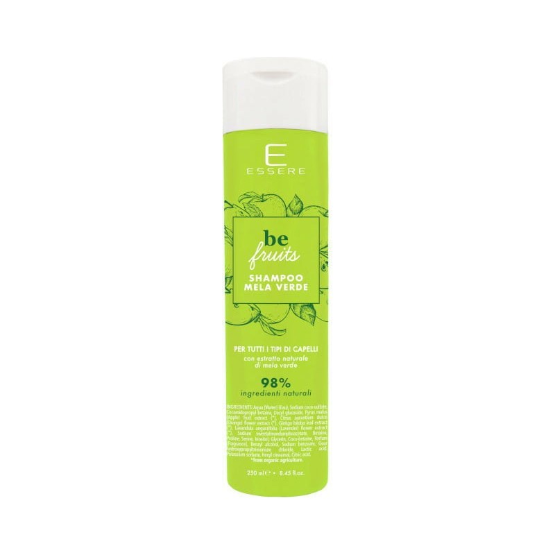 Shampoo Be Fruits Green Apple Essere Shampoo Dry and treated hair  Available on Yumibio.com