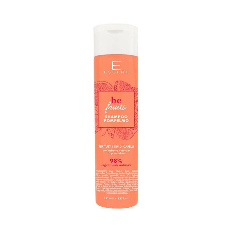 Shampoo Be Fruits Grapefruit Essere Shampoo Dry and treated hair  Available on Yumibio.com