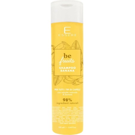 Shampoo Be Fruits Banana Essere Shampoo Dry and treated hair  Available on Yumibio.com