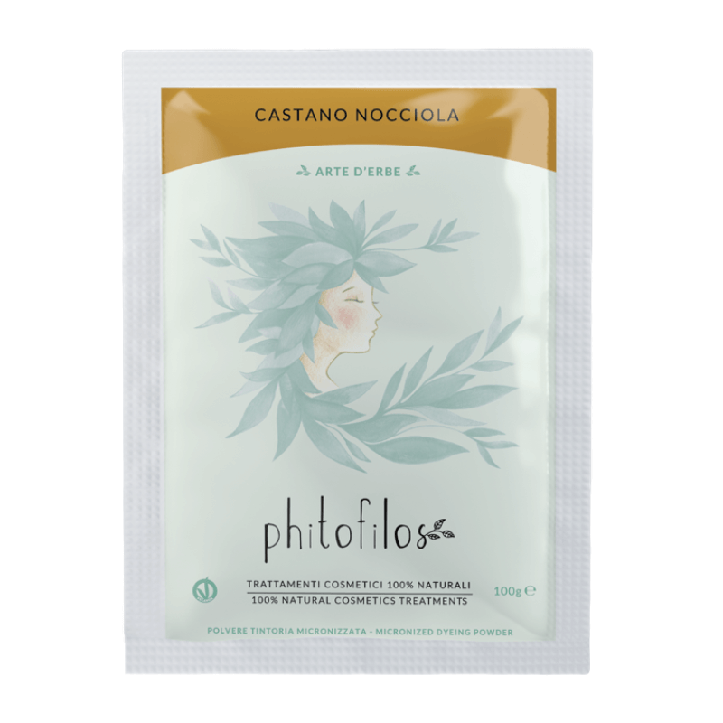 Phitofilos  Hennè Castano Nocciola  Henné e Tinte Vegetali
