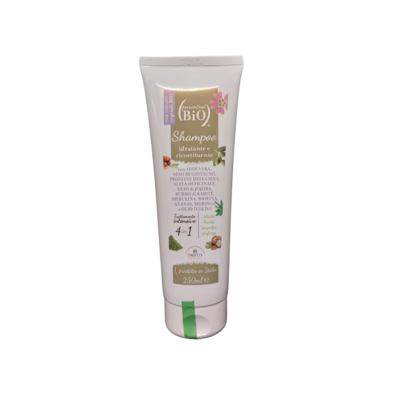 Parentesi Bio  Shampoo Idratante e Ricostituente  Shampoo Capelli Crespi