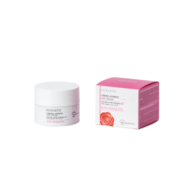 Bioearth  Crema Giorno Rosa Mosqueta - BioProtettiva  Crema viso