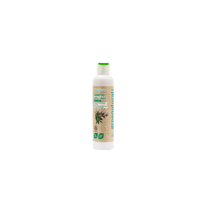 Greenatural  Shampoo per Capelli Grassi con Forfora  Shampoo antiforfora