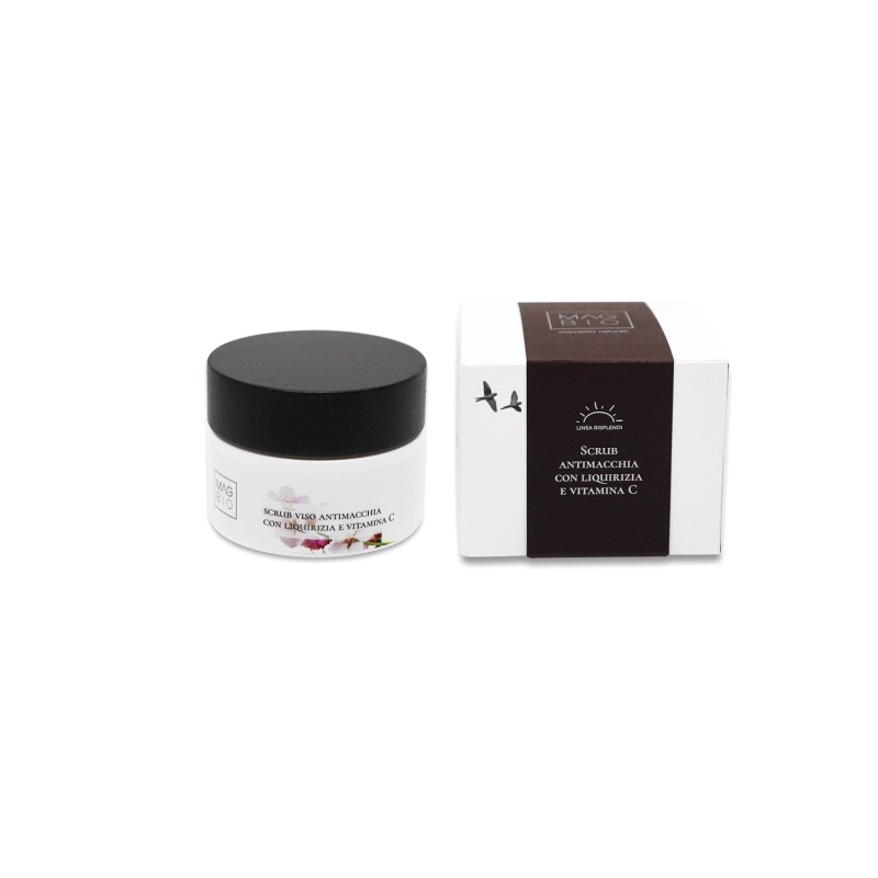 Anti-Stain face Scrub with licorice MAGBIO Stain-resistant  Available on Yumibio.com