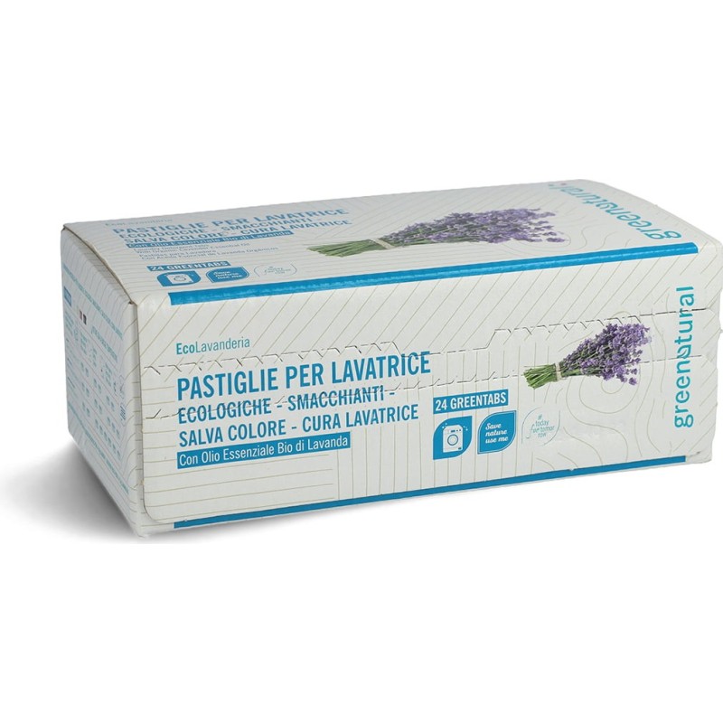 Washing Machine Tablets Greenatural Detersivo in Polvere  Available on Yumibio.com