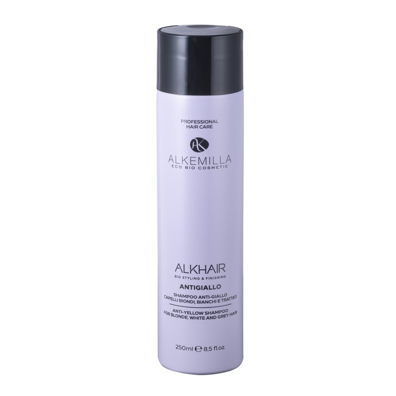 Shampooing Anti Jaune Ecobio Alkemilla Protection des couleurs   Disponible sur Yumibio.com