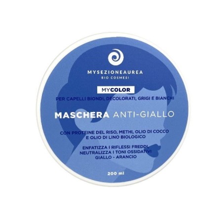 M COLOR COLOR-anti-yellow mask My Sezione Aurea Mask  Available on Yumibio.com
