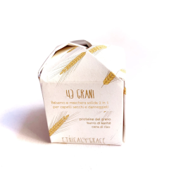 Ethical Grace  43 Grani Balsamo e Maschera Solida 2 in 1  Balsamo Capelli Secchi e Trattati