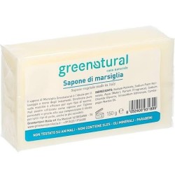 Greenatural  Sapone di Marsiglia 150 gr  Sapone da Bucato