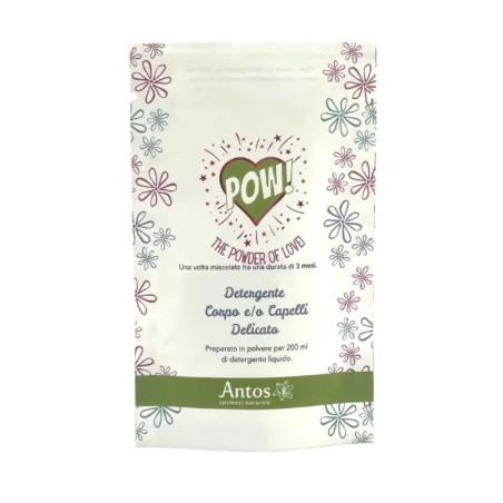 Po polvere-powder Base for Hair/Body Cleanser Antos Cosmetici Organic Bubble Bath  Available on Yumibio.com
