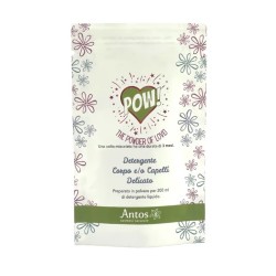 Antos Cosmetici  POW - Base in polvere per Detergente Capelli/Corpo  Bagnoschiuma Bio