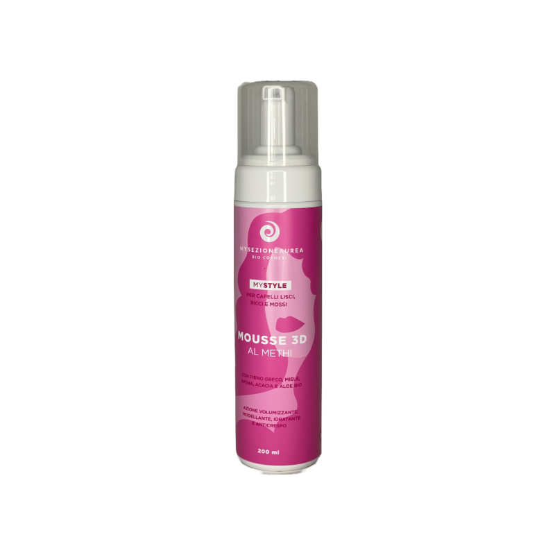 My Style - Mousse à Cheveux Bio 3D My Sezione Aurea Style   Disponible sur Yumibio.com