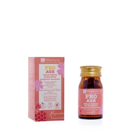 Food Supplement-Pro Age La Saponaria Boosters and actives  Available on Yumibio.com