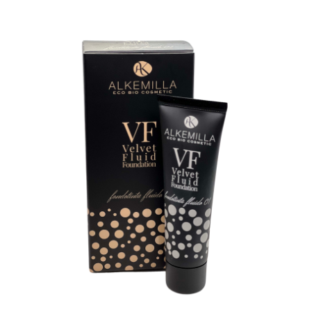 Fluid Foundation Velvet Foundation - 01 Alkemilla Foundation  Available on Yumibio.com