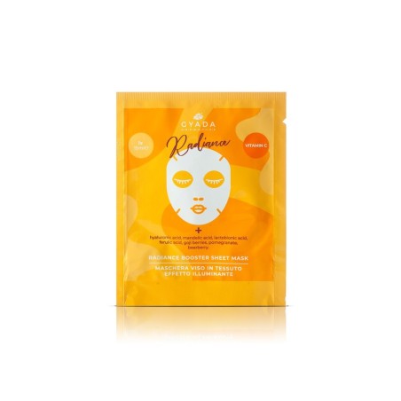 RADIANCE - Masque facial en tissu illuminateur Gyada Cosmetics Masque   Disponible sur Yumibio.com