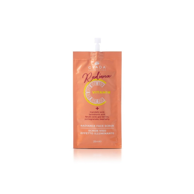 RADIANCE - Facial Scrub Illuminating Gyada Cosmetics Scrubs and exfoliants  Available on Yumibio.com