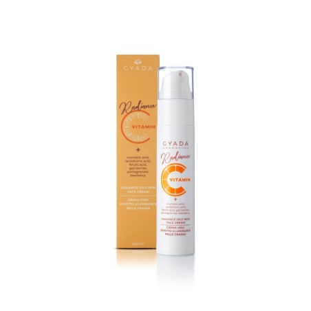 Gyada Cosmetics  RADIANCE - Crema Viso Illuminante per Pelle Grassa  Crema viso