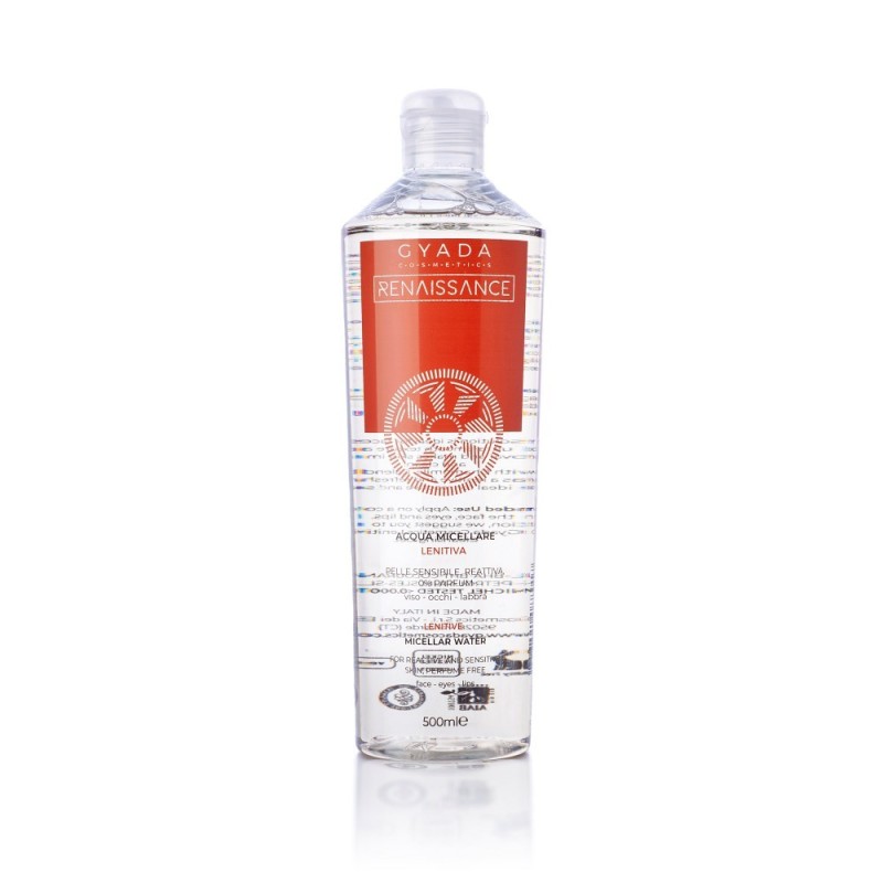 Gyada Cosmetics  Acqua Micellare Lenitiva per Pelle Sensibile  Struccanti