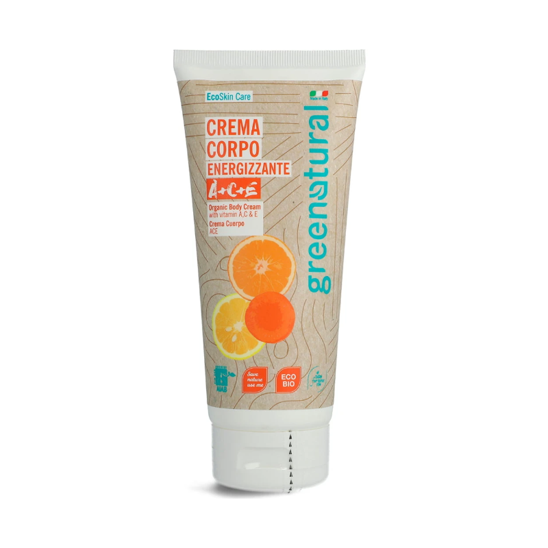 Greenatural  Crema Corpo Biologica alle Multivitamine ACE  Creme Corpo Bio