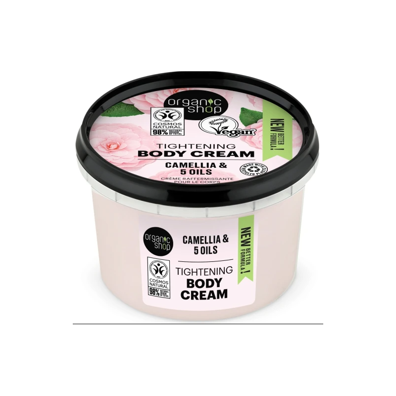 Organic Shop  Crema Corpo Nutriente alla Camelia  Creme Corpo Bio