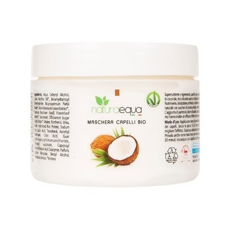 Masque capillaire Régénérant à la noix de Coco Naturaequa Masque   Disponible sur Yumibio.com