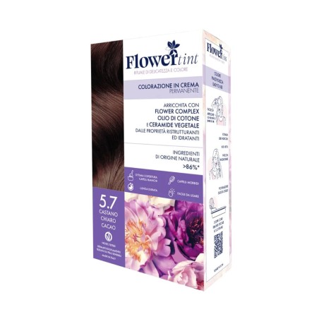 Teinte Permanente 5.7-Cacao Brun Clair-Purobio Flo T
