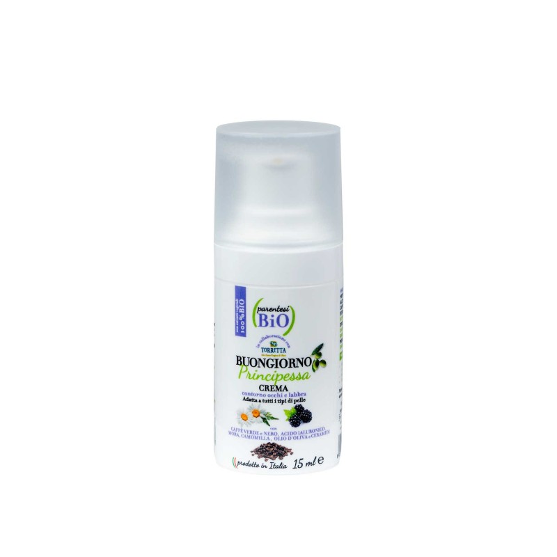 Parentesi Bio  Crema Contorno Occhi e Labbra - Buongiorno Principessa 15 ml  Contorno occhi