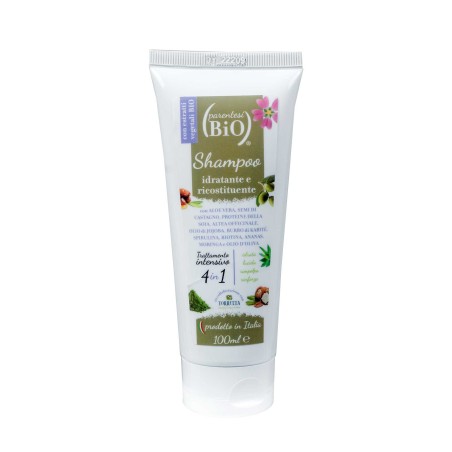 Moisturizing and restorative shampoo 100ml Parentesi Bio Shampoo Frizzy Hair  Available on Yumibio.com