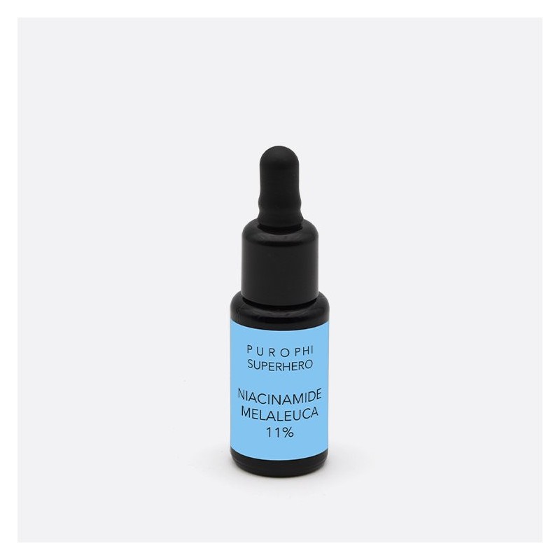 Niacinamide + Melaleuca 11% Purophi Boosters and actives  Available on Yumibio.com