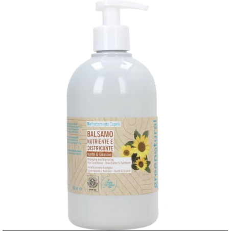 Baume au beurre de Karité et huile de Tournesol Greenatural Revitalisant Pour Cheveux Fins    Disponible sur Yumibio.com
