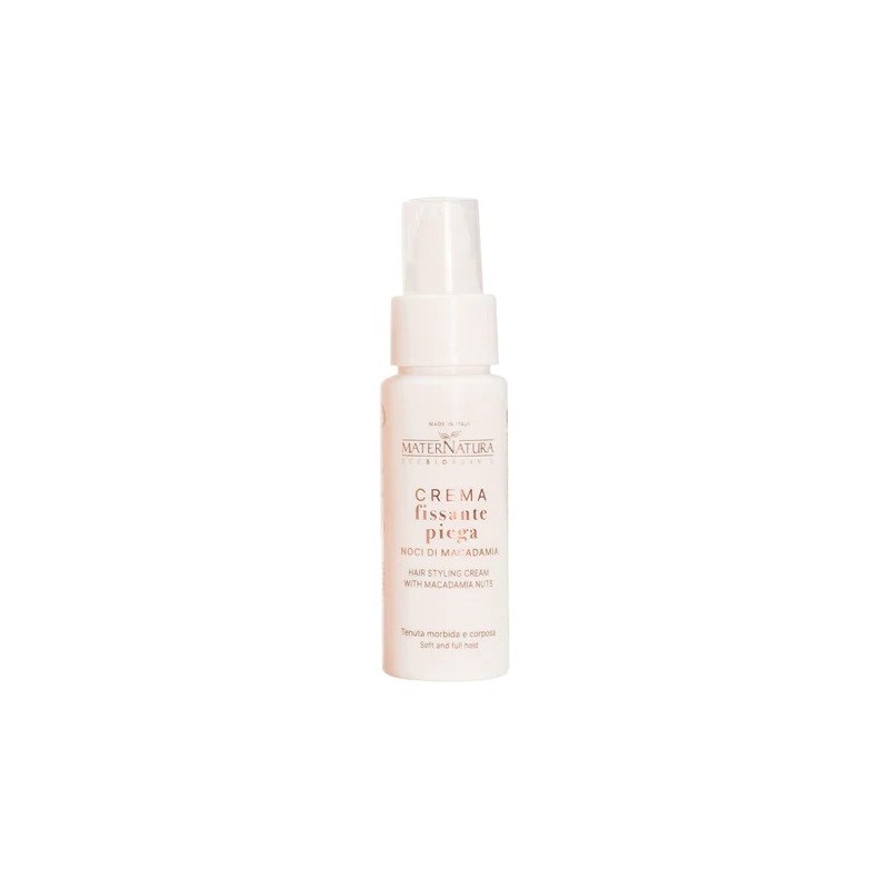 Crease Fixing Cream with Macadamia Nuts Maternatura Styling  Available on Yumibio.com