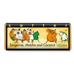 Zotter  Cioccolato Fondente con Cocco Caramellato e Mandarino  Cioccolato