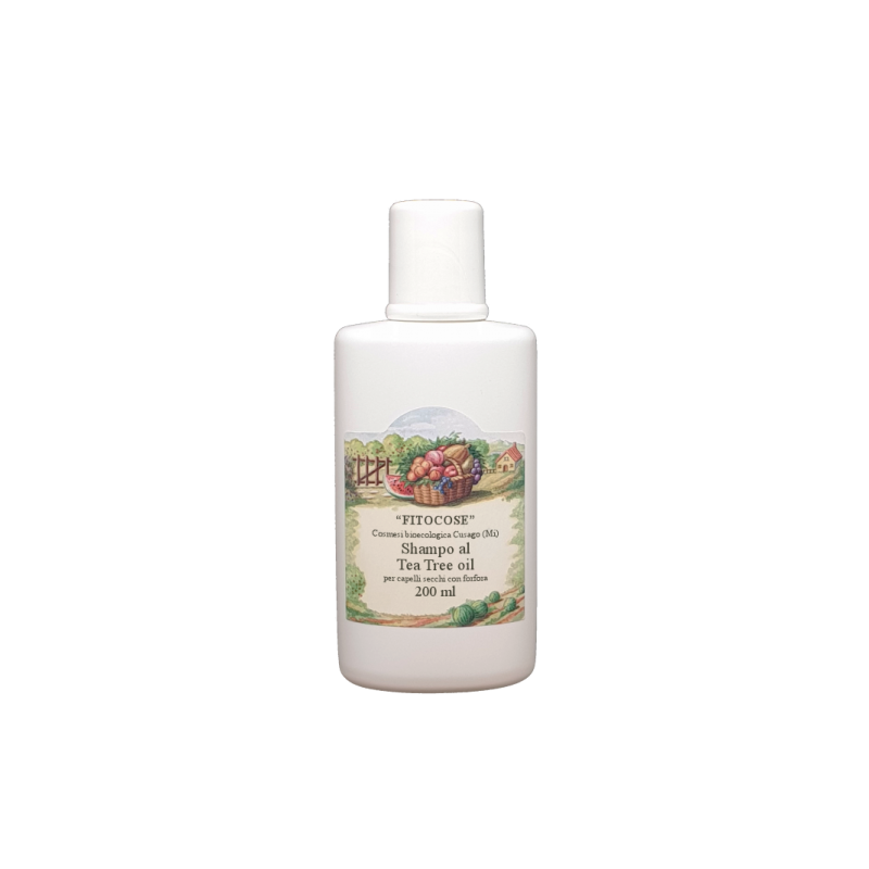 Fitocose  Shampoo al Tea Tree Oil per forfora secca  Shampoo antiforfora