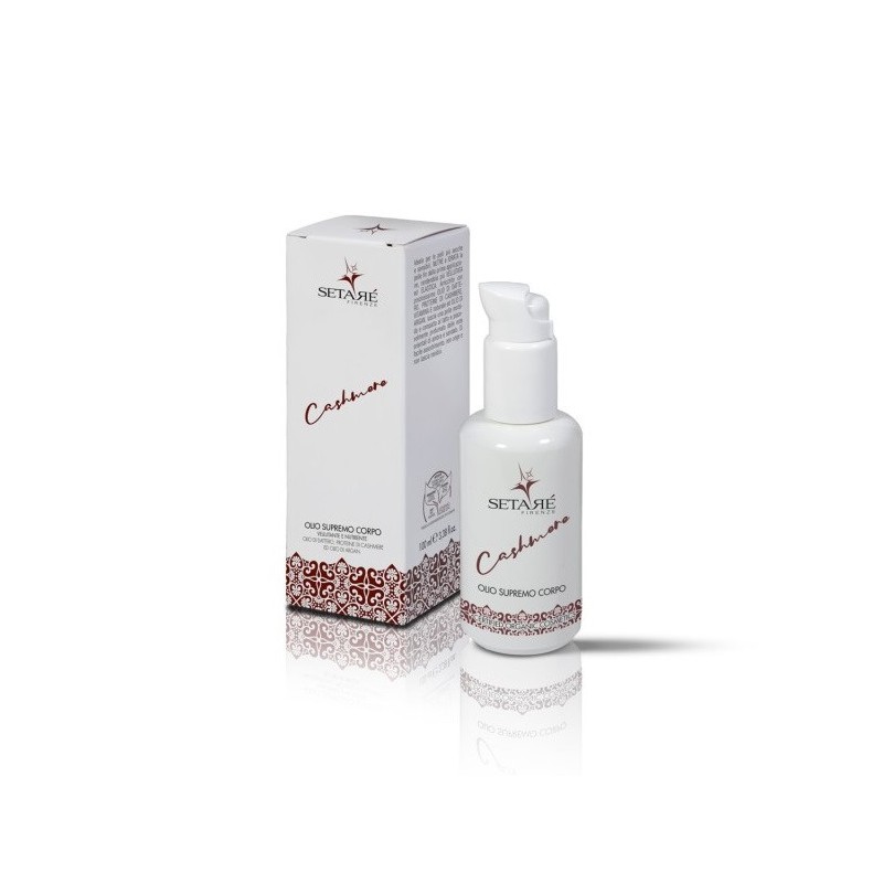 Cashmere Oil Supreme Body Setarè Oils and Butters  Available on Yumibio.com