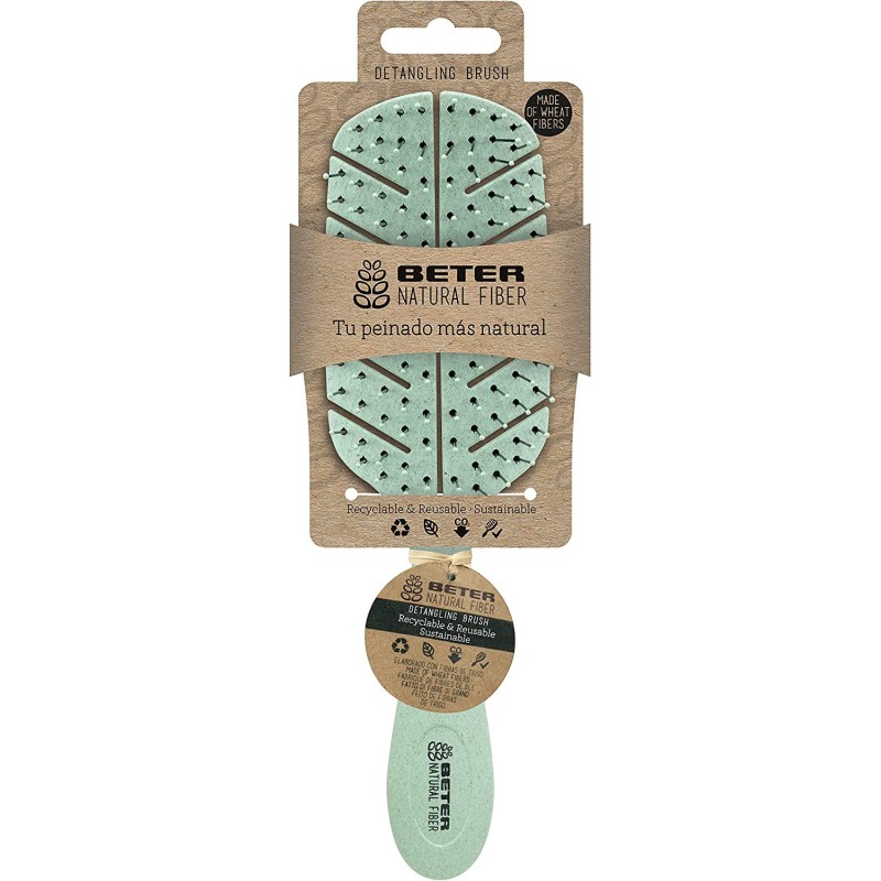 Detangling brush in natural fibers Beter - Spazzole e accessori Brushes and Combs  Available on Yumibio.com