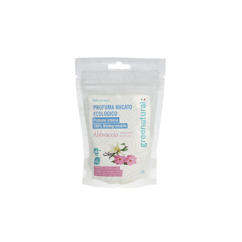 Vanilla and Rose Laundry Perfume - Hug Greenatural Profumatori  Available on Yumibio.com