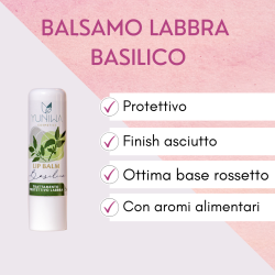 Yuniwa Cosmetics  Balsamo Labbra Protettivo - Basilico  Lipbalm Yuniwa Cosmetics