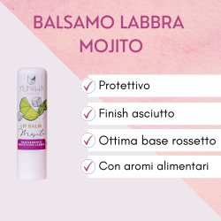 Yuniwa Cosmetics  Balsamo Labbra Protettivo - Mojito  Lipbalm Yuniwa Cosmetics